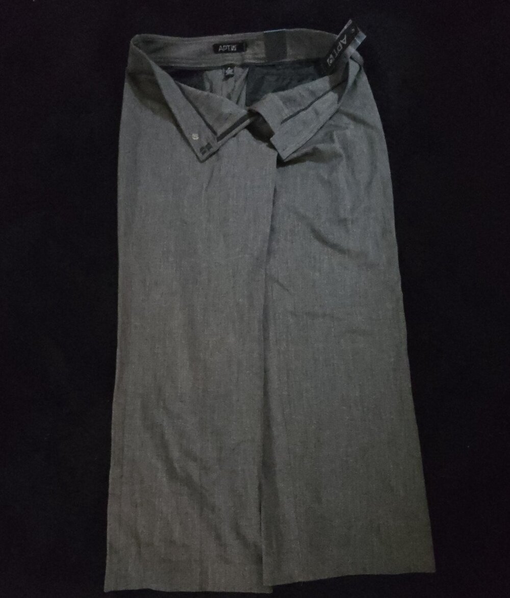 Apt 9 Women's Dress Pants 16 Short Trouser Taupe Micro Pattern Business Casual - Picture 13 of 16